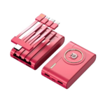 Cargador Portátil Kawaii 10000mah Power Bank Con Cable Usb