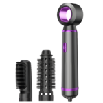 Secadora De Cabello 3 En 1 Cepillo Alisador Y Rizador Iónico - Imagen 2
