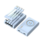 Cargador Portátil Kawaii 10000mah Power Bank Con Cable Usb - Imagen 3