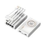 Cargador Portátil Kawaii 10000mah Power Bank Con Cable Usb - Imagen 4