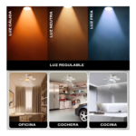 Foco Ventilador LED 40W E27 con Control Remoto 6 Aspas - Imagen 10