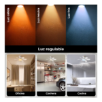 Foco Ventilador LED 30W E27 6 Aspas con Control Remoto - Imagen 10