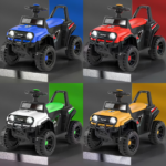 Carro Eléctrico para Niños Recargable con Luces y Música LED - Imagen 16