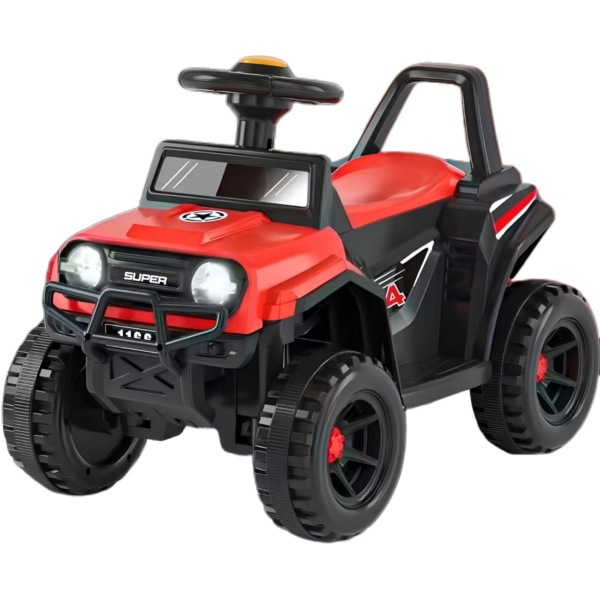 Carro Eléctrico para Niños Recargable con Luces y Música LED