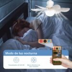 Foco Ventilador LED 30W E27 6 Aspas con Control Remoto - Imagen 3