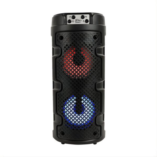 Altavoz Doble Bocina Bluetooth Portátil Led Luces Rgb