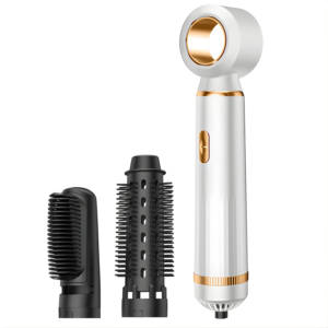 Secadora De Cabello 3 En 1 Cepillo Alisador Y Rizador Iónico