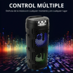 Altavoz Doble Bocina Bluetooth Portátil Led Luces Rgb - Imagen 4