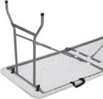 Mesa Plegable 180x74cm Portátil Tipo Maleta Exterior Jardín - Imagen 3