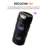 Altavoz Doble Bocina Bluetooth Portátil Led Luces Rgb - Imagen 8