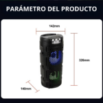 Altavoz Doble Bocina Bluetooth Portátil Led Luces Rgb - Imagen 9