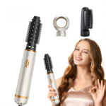 Secadora De Cabello 3 En 1 Cepillo Alisador Y Rizador Iónico - Imagen 3