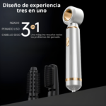 Secadora De Cabello 3 En 1 Cepillo Alisador Y Rizador Iónico - Imagen 4