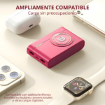 Cargador Portátil Kawaii 10000mah Power Bank Con Cable Usb - Imagen 8