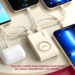 Cargador Portátil Kawaii 10000mah Power Bank Con Cable Usb - Imagen 9