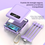 Cargador Portátil Power Bank 10000mah Usb Batería Celular - Imagen 13