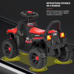 Carro Eléctrico para Niños Recargable con Luces y Música LED - Imagen 9