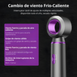 Secadora De Cabello 3 En 1 Cepillo Alisador Y Rizador Iónico - Imagen 10